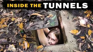 INSIDE Cu Chi Tunnels | Travel vlog 40 Vietnam