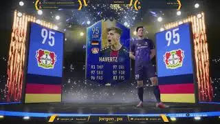 OMG I PACKED 95 HAVERTZ IN A GUARANTEED TOTS PACK (FIFA 19)