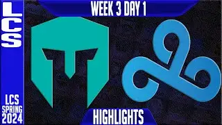 C9 vs IMT Highlights | LCS Spring 2024 Week 3 Day 1 | Cloud9 vs Immortals