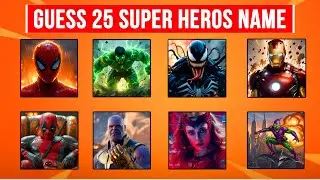 &ldquo;Can You Guess All 25 Marvel Heroes And Villans ? 🦸&zwj;♂️ Ultimate Quiz Challenge!&rdquo; #quiz 