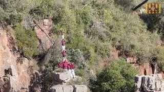 Pilar insòlit dels Xics de Granollers al Sot del Bac (Figaró-Montmany)