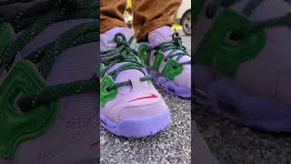 Ambush x Nike Uptempo Lilac On Foot