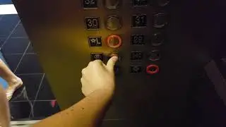 FINAL RIDE on the High Rise Montgomery Traction Elevators at Regions Tower/100 N. Tampa, Tampa, FL