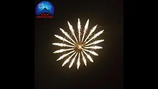 4 Inch Time rain wave ring with red strobe pistil