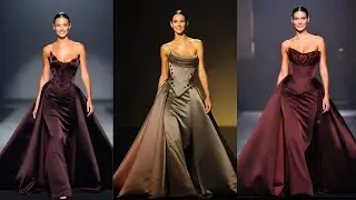 Satin Royal Train Gown 🔥 Couture Ball Gown Majesty
