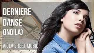 Viola Sheet Music: How to play Derniere Danse by Indila