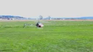 SK540 Flybarless - Test Flying