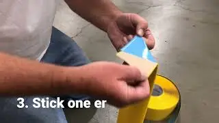 How to Install SafetyTac Floor Marking Tape