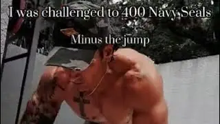 400 Navy SEALS (RAW FOOTAGE) NO JUMPING.. WAIT &lsquo;TIL THE END.. TOTAL: 401 Reps