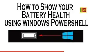 Laptop PC battery health check without any software