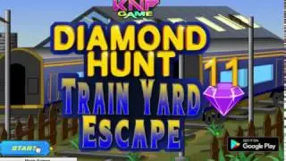 Knf Diamond Hunt 11 Train Yard Escape walkthrough