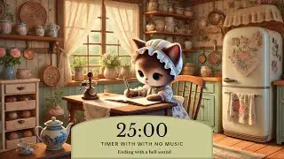 25-Minute Keyboard Sound Timer for Concentration and Focus