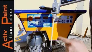 Amorcer machine a projeter enduit , pompe a enduit jetpro 100  EUROMAIR