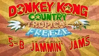 WR Speedrun: 5-B Jammin' Jams (1:04.47) Donkey Kong Country Tropical Freeze by WarningSDE