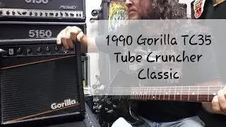 1990 Gorilla Tube Cruncher Classic combo amp for $30!
