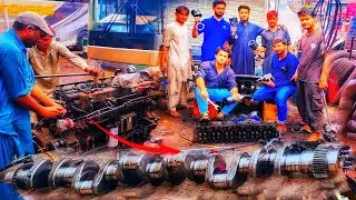 How to repair? Yuchai engine  Pakistani mechanic overhaul.