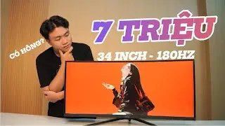 Màn hình gaming 34 Inch, 180Hz có mức giá rẻ nhất ở thời điểm hiện tại!