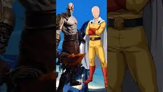 Saitama Vs Kratos Who Is Strongest #shorts #saitama #kratos #goku #vegeta #garou #marvel