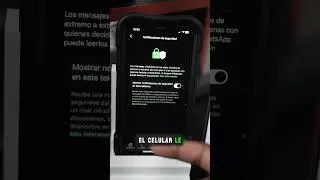 Activa esta funci&oacute;n en WhatsApp #seguridad #privacidad #tecnologia #whatsapp