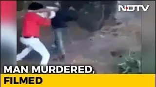 Chilling Murder In Rajasthan On Video. Man Hacks Labourer, Burns Him