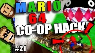 2 PLAYER SIMULTANEOUS! Super Mario 64 CO-OP Hack (Ep 21) Multiplayer Hack: SM64 Co Op | The Basement