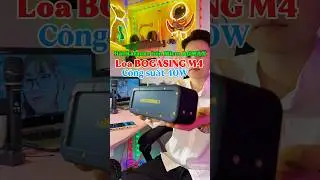 Loa BOGASING M4 c&ocirc;ng suất 40W. Bass căng, c&oacute; chỉnh EQ để h&aacute;t karaoke #vuaphụkiệnjapan #loabluetooth