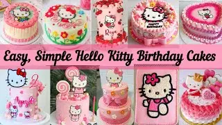 50 идей оформления тортов Hello Kitty на день рождения для девочек и малышек. Фотографии тортов, ...
