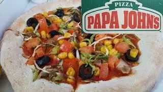PAPA JOHN'S VEGAN VERSİYON #veganized (Yemeğim Nasıl Geldi İçerir)