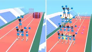 Cheerleader Runner All Android IOS Levels walkthrough Gameplay lvl 5 7