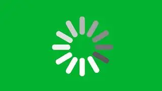 Loading Circle Green Screen Video | Buffering Animation HD & 4K Overlay Video