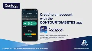 Creating an account | CONTOUR DIABETES app | mmol/L | Australia (en_AU)
