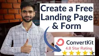 Create a FREE landing page And Form to collect Emails in ConvertKit (Hindi) BASIC TO ADVANCED