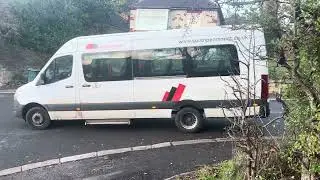 South Pennine Community Transport 150 heads down Watson Road with a 44 service to Chapeteltown