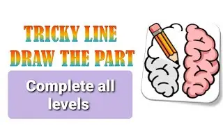 Tricky Line draw the part level 491-500 Полное прохождение Full Walkthrough