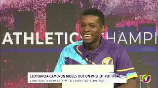 Lloydricia Cameron Misses Out On Women's Shot Put Final | TVJ Tokyo2025