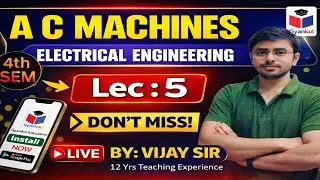AC Machine | Lec-05 Unit-01 | 4th Sem. Electrical Engg. | Gyankul Education by Vijay Sir