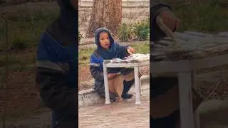 Poor Afghan Little Girl Selling Dry Fruit To Support Her Family #poorpeople #afghanistan #kabul