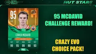 95 OVR HUT STARS MCDAVID! CRAZY EVO CHOICE PACK! | NHL 18 HUT Pack Opening - RARE PLAYER PLUS PACKS