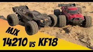 🔥 Extreme RC Sand Racing! MJX Hyper GO 14210 & KF18 Brushless Action! 🚗💨🏜️