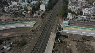 Laxminagar Underbridge Day view drone shoot #rajkot