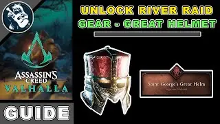 Saint George Set Helmet Assassins Creed Valhalla River Raids Gear #5