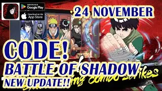 NEW UPDATE !! 3 GIFTCODES KONOHA: LEGEND OF THE NINJA | BATTLE OF SHADOWS GIFT CODE 24 NOVEMBER 2023