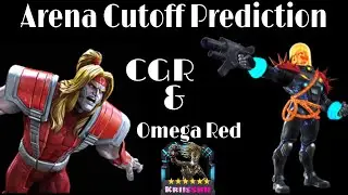 Omega Red & CGR Arena Cutoff Prediction Mcoc