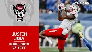 NC State TE Justin Joly Highlights vs. Pitt