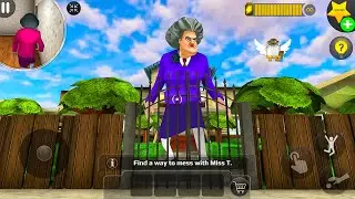 Giant Miss T is Out of Control! 😱👣 | Scary Teacher 3D Giant Mod