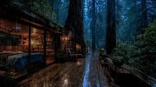Cozy Cabin Rain Sounds 🌧️📚 | Deep Focus, Study & Sleep (No Thunder)