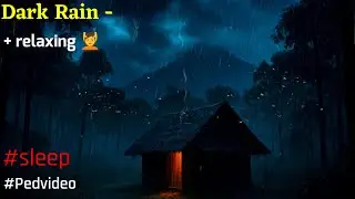 Heavy Rainstorm 😊 - for Sleeping | Black Screen fit Rainfor Sleep, #sleep #nature #relax #24x7rain