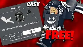🔥 HURRY! 25+ FREE BLACK UGC Items in Roblox (FREE LIMITED EMOTE)