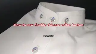 How to Sew Double Chinese Button Collar | Stand collar | Stand patti