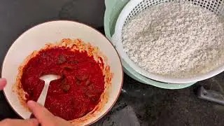 Nấu xôi gấc vị miền Bắc